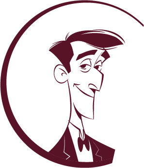 Logo Mark les clés de Provence couleur pourpre